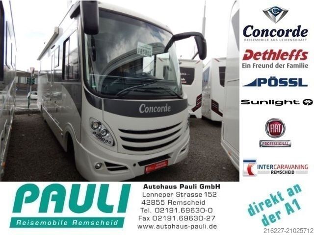 Integraal camper CONCORDE Carver 844 L EINZELBETTEN+SAT/TV+HUBBETT