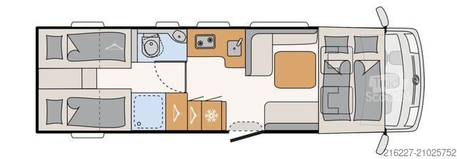 Integraal camper DETHLEFFS XL Family I 7812-2 NEUES MODELL+AUTOMATIK