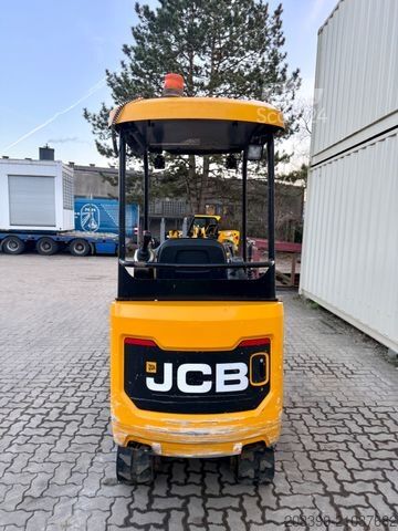 Mini-pelle JCB 16C-1 /2022 BJ/ 988 H / verbr. Laufwerk/2xLöffel