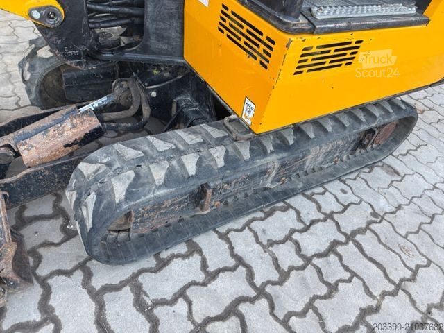 Mini-pelle JCB 16C-1 /2022 BJ/ 988 H / verbr. Laufwerk/2xLöffel