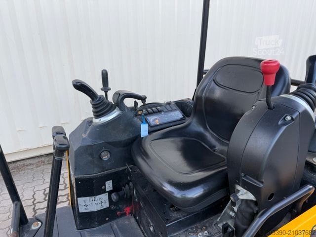 Mini-pelle JCB 16C-1 /2022 BJ/ 988 H / verbr. Laufwerk/2xLöffel