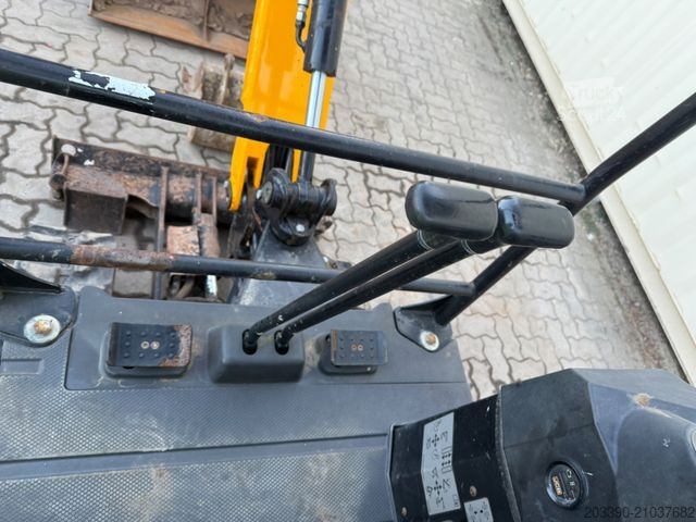 Mini-pelle JCB 16C-1 /2022 BJ/ 988 H / verbr. Laufwerk/2xLöffel