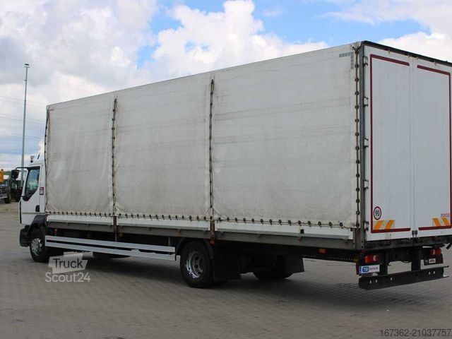 Camion plateau avec bâche RENAULT D16, EURO 6, LOAD SPACE LENGHT 9,6m!!