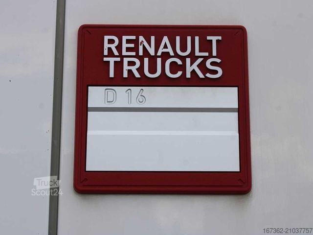 Camion plateau avec bâche RENAULT D16, EURO 6, LOAD SPACE LENGHT 9,6m!!