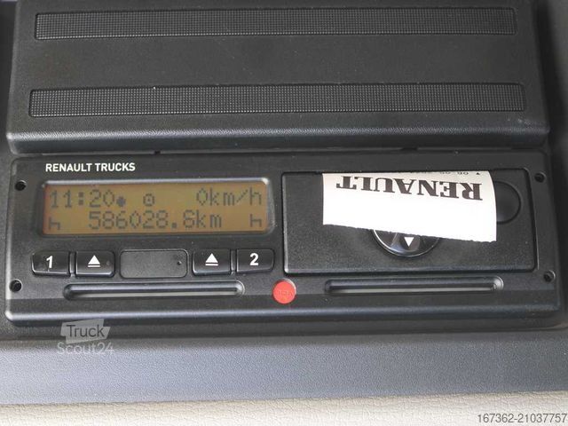 Camion plateau avec bâche RENAULT D16, EURO 6, LOAD SPACE LENGHT 9,6m!!