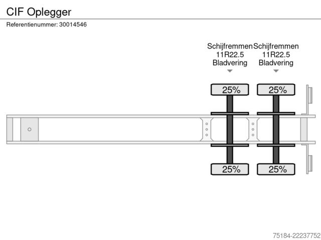 Avfallsbil CIF Oplegger