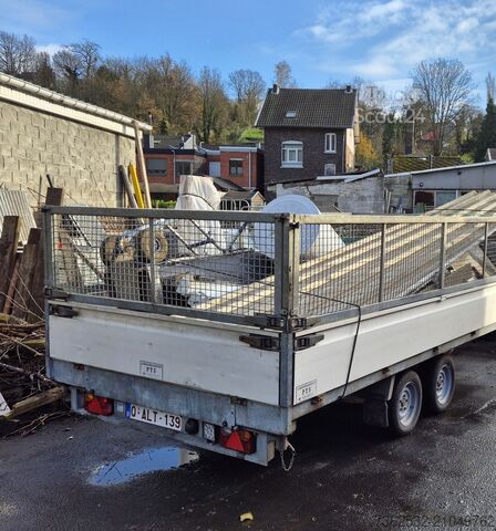 Remorque benne trilibérale Henra Henra tri benne 4m × 2 m 3500 kg