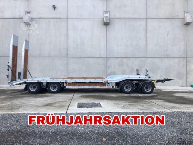 Ρυμουλκούμενο χαμηλού φορτίου Möslein T 4 VB H1  neuer 4 Achs Tieflader hydraulischen Rampen