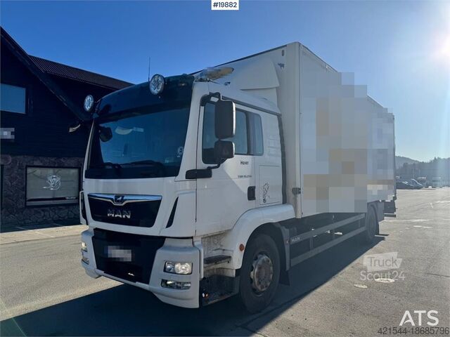 čemodāns MAN TGM 18.290 4x2 distribution truck w/ Full side ope