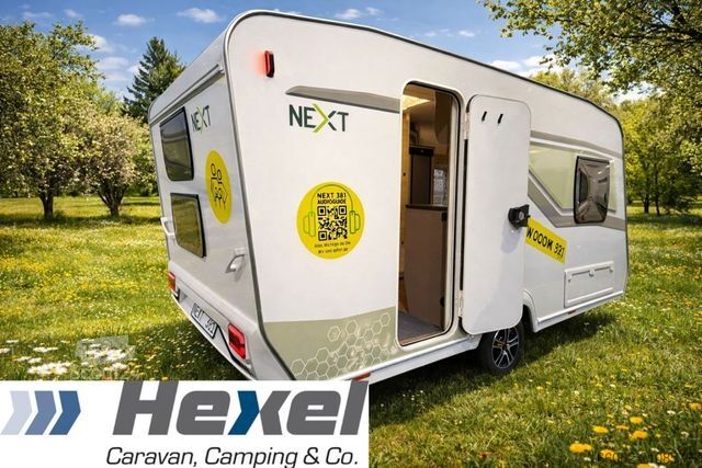 Wohnwagen NEXT NEXT 381 Pakete NXtec 1.3 + NXcom
