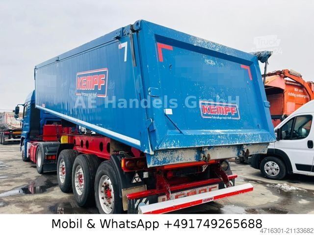 Kipper Auflieger KEMPF SKM 35/3 Aluminium 28m³|Alcoa|Podest|Liftachse