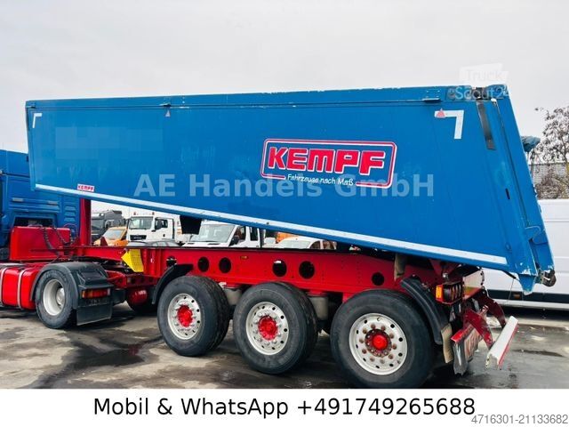 Kipper Auflieger KEMPF SKM 35/3 Aluminium 28m³|Alcoa|Podest|Liftachse
