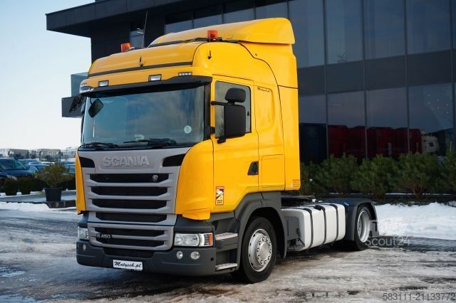 Τυπική μονάδα τράκτορα SCANIA R 450 / MEGA / RETARDER / I-PARK COOL  / LOWDEC