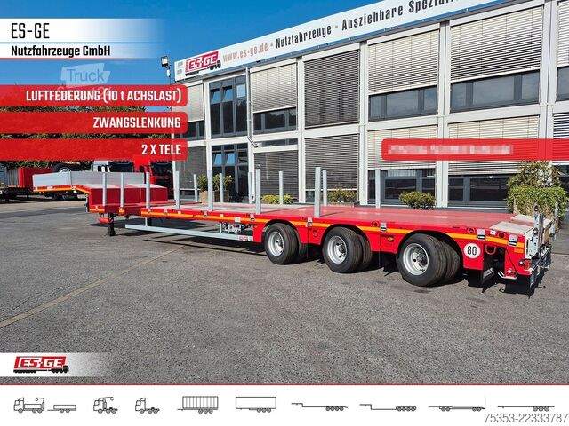 Reboque de plataforma rebaixada FAYMONVILLE MAX Trailer MAX110 Semi-Tieflader