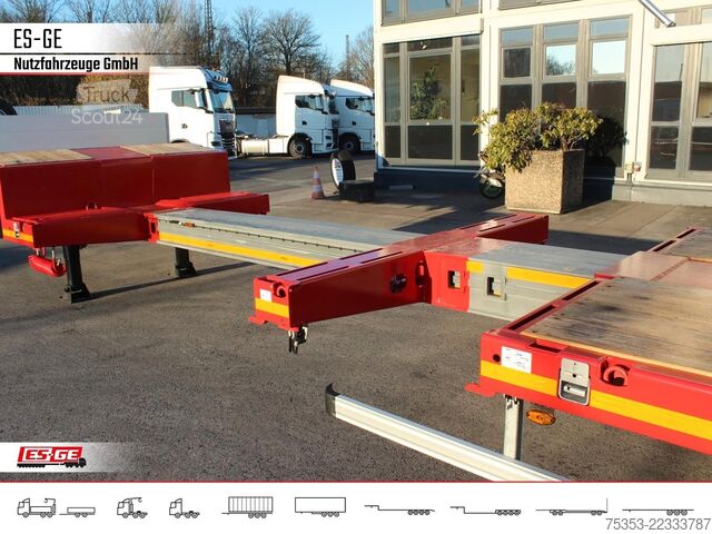 Reboque de plataforma rebaixada FAYMONVILLE MAX Trailer MAX110 Semi-Tieflader