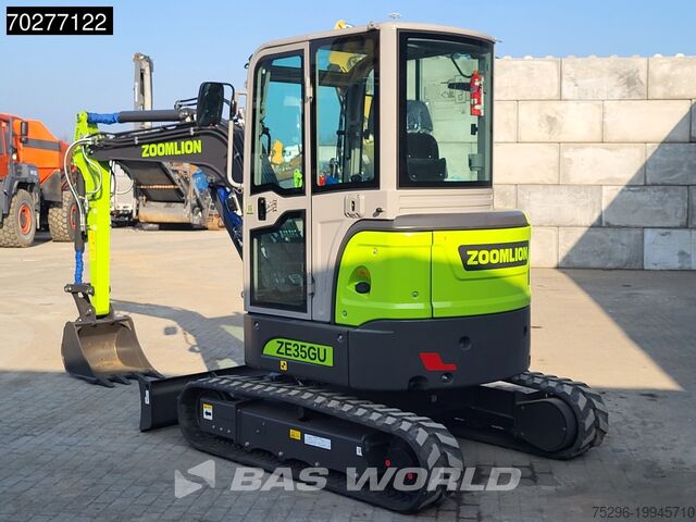 Мини-экскаватор Zoomlion ZE35 GU FACTORY WARRANTY -KUBOTA ENGINE -A/C