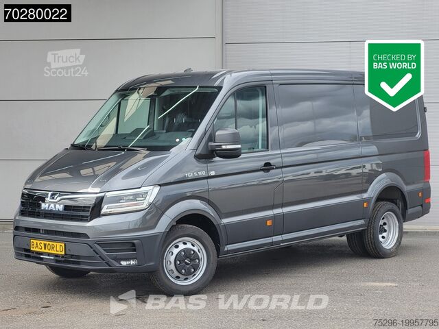 Aukšto stogo universalas MAN TGE 5.160 Uniek! Dubbellucht 2025-Model Automaa...