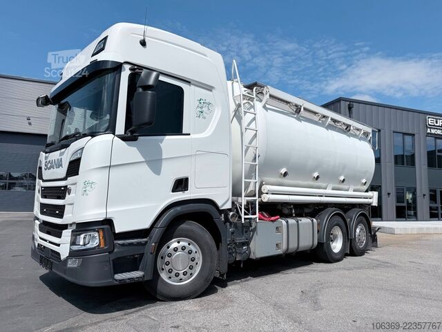 LKW mit Tankaufbau SCANIA R500 NGS 6x2 26 m3 Silo Kompressor - Retarder