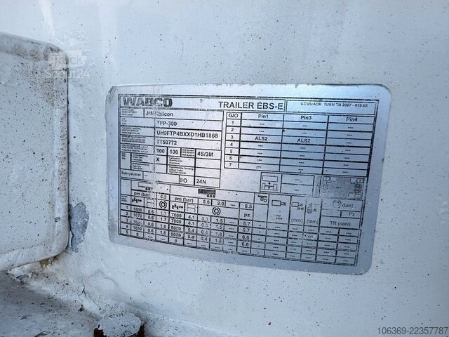 Remorque silo  HMK Bilcon 30 t. 42 m3 Silo tank 6 Compartment