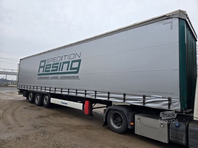 Open oplegger met zeil Krone SD