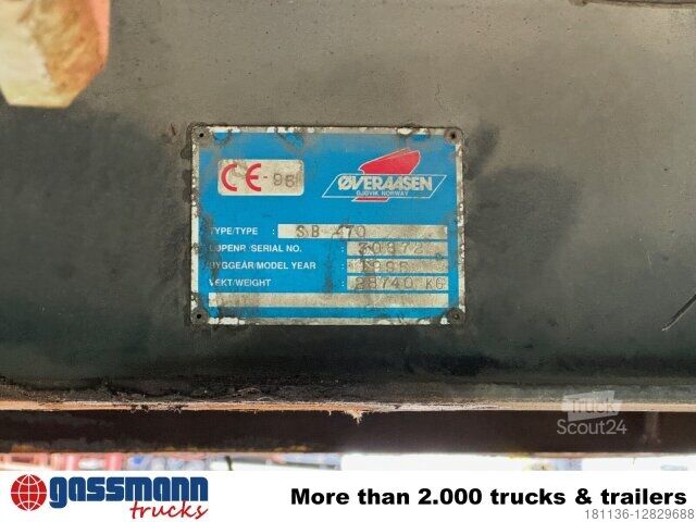 Cassone scarrabile  Abrollbare OVERAASEN Hydraulik Station, V8