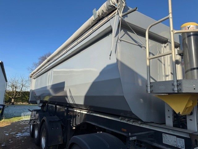 Tipper semitrailer LANGENDORF SKS HS 24 SAF Trommel Stahl 4/5mm ASH 1,2-1,38m