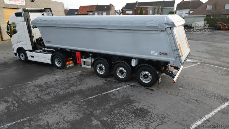 Semirremolque basculante Allu kippers FERRUZ- Nieuw 30 tot60m3