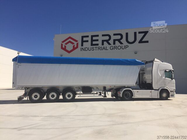 Semirremolque basculante Allu kippers FERRUZ- Nieuw 30 tot60m3