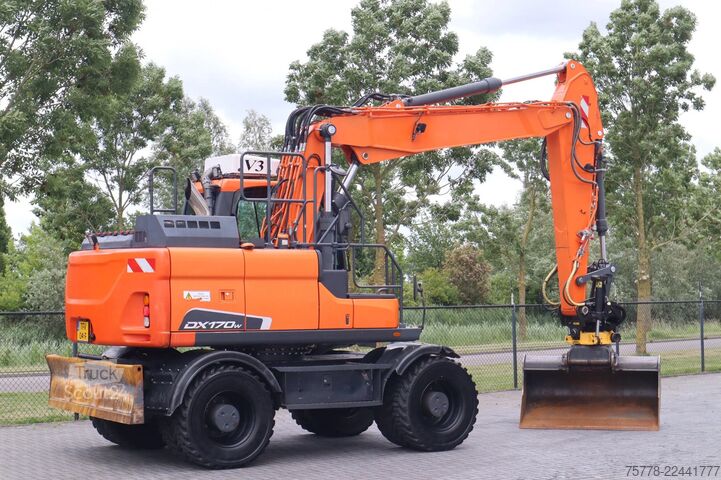Gravemaskin på hjul Doosan DX170W-5 | DX 170 W-5 | TILT ROTATOR | BUCKET |...