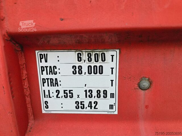 Συρόμενοι μουσαμάδες General Trailer SMB - DISC - TX34CWAFAK1A