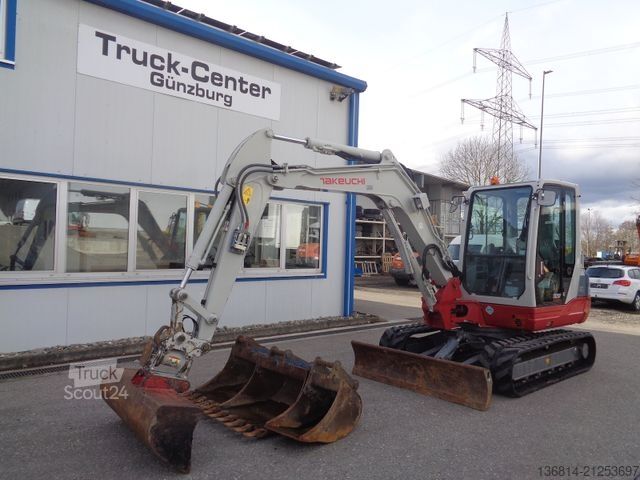 Mini excavator TAKEUCHI TB 250 Powertilt + 4 x Löffel TAK-Lock