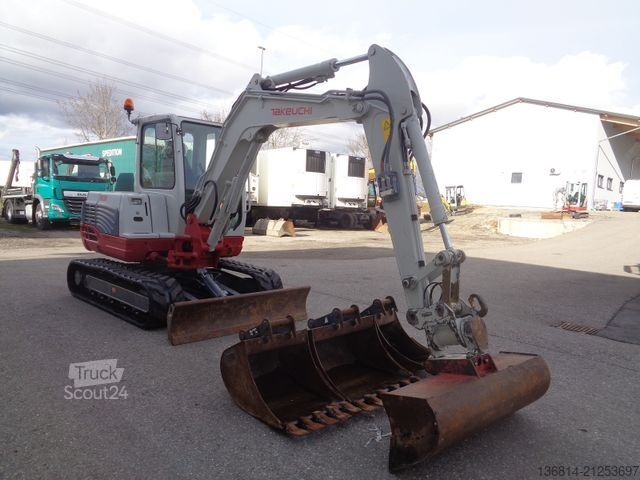 Mini excavator TAKEUCHI TB 250 Powertilt + 4 x Löffel TAK-Lock