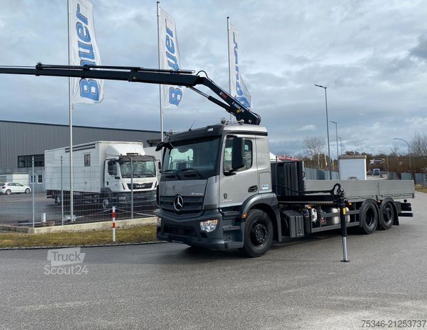 Lastbilsmonterad kran MERCEDES-BENZ 2540Pritsche7,00m/KranHiab118/Lenkachse/NL13,9to