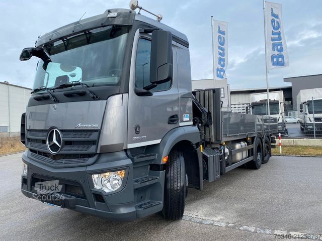 Lastbilsmonterad kran MERCEDES-BENZ 2540Pritsche7,00m/KranHiab118/Lenkachse/NL13,9to
