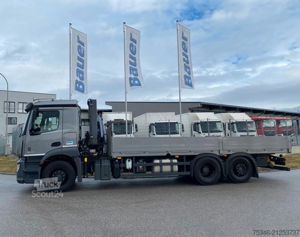 Lastbilsmonterad kran MERCEDES-BENZ 2540Pritsche7,00m/KranHiab118/Lenkachse/NL13,9to