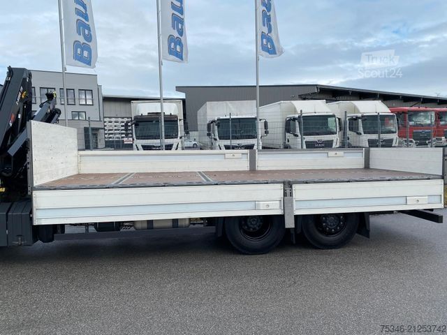 Speciallastbil MERCEDES-BENZ 2540Pritsche7,00m/KranHiab118/Lenkachse/NL13,9to