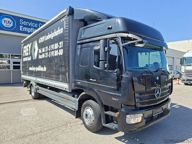 Bedrijfsvoertuig Mercedes-Benz Atego  1527 großes Haus 1Liege StHz Curtainsider