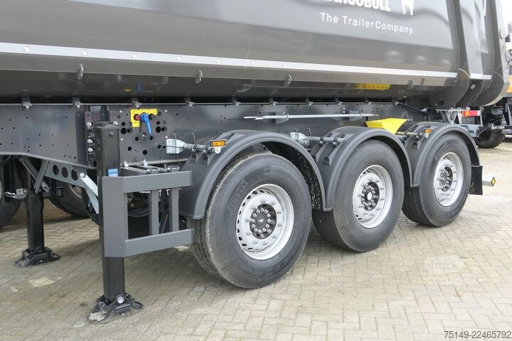 Naczepa wywrotka SCHMITZ CARGOBULL SKI 24 SL 7.2, Stahl, 28m³, Luft-Lift, Rollplane