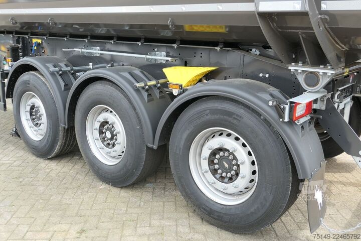 Naczepa wywrotka SCHMITZ CARGOBULL SKI 24 SL 7.2, Stahl, 28m³, Luft-Lift, Rollplane