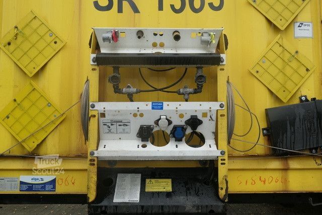 Brandalı açık yarı römork KRONE SD, Edcha, Trommelbremse, Export, Luftfederung