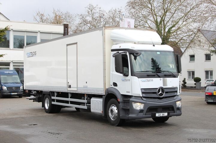 Camión caja Mercedes-Benz Antos 1830 E6 Koffer 9,7m   LBW   Rolltor