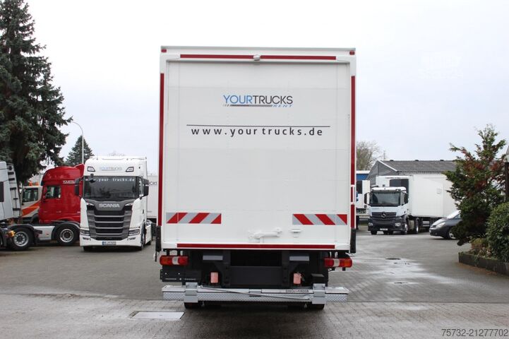 Camión caja Mercedes-Benz Antos 1830 E6 Koffer 9,7m   LBW   Rolltor