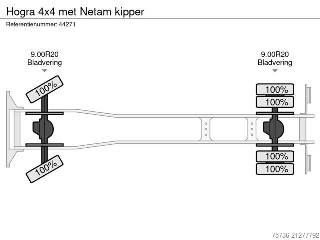Benne Hogra 4x4 met Netam kipper