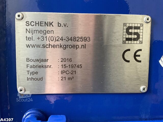 Conteneur à benne amovible Schenk perscontainer IPC-21 21m3