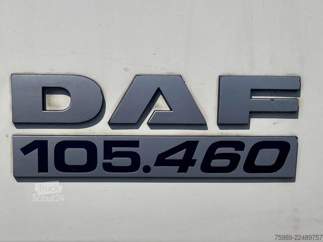 Μεταφορά εμπορευματοκιβωτίων DAF XF 105.460 EURO5,  BDF, RETARDER, FRIGO, WHEELB...