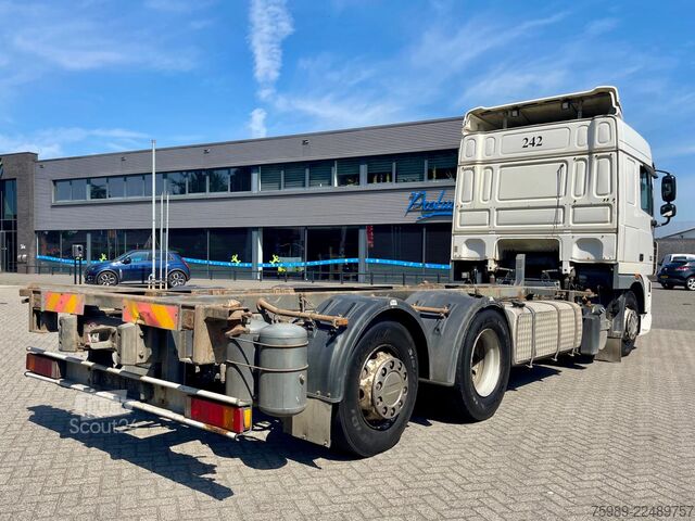 Μεταφορά εμπορευματοκιβωτίων DAF XF 105.460 EURO5,  BDF, RETARDER, FRIGO, WHEELB...