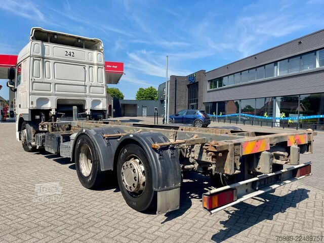 Μεταφορά εμπορευματοκιβωτίων DAF XF 105.460 EURO5,  BDF, RETARDER, FRIGO, WHEELB...