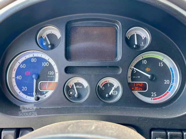 Μεταφορά εμπορευματοκιβωτίων DAF XF 105.460 EURO5,  BDF, RETARDER, FRIGO, WHEELB...