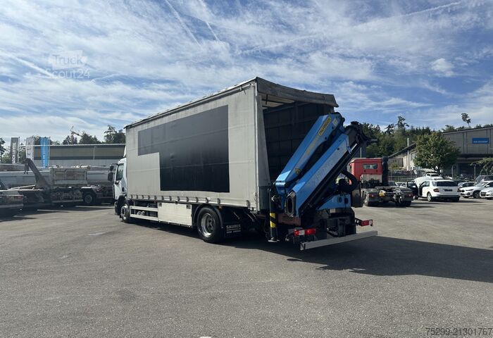 Camion cu platformă și prelată Renault Premium 370 4x2 PK 18002-EH / Swiss-Vehicle