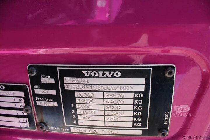 Camião-grua Volvo FM 370 + PALFINGER 23002  /6EXT + REMOTE + 6X2 ...